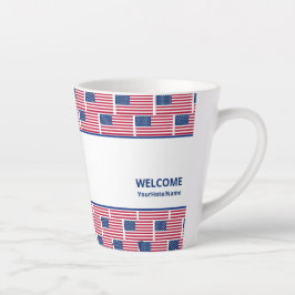 Custom Hospitality USA Flag Milchtasse