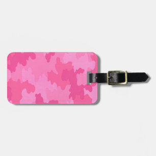 Custom Hot Pink Camouflage Gepäcktag Gepäckanhänger