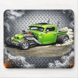 Custom Hot Rod Mouse Pad – Classic Car Enthusiast Mousepad