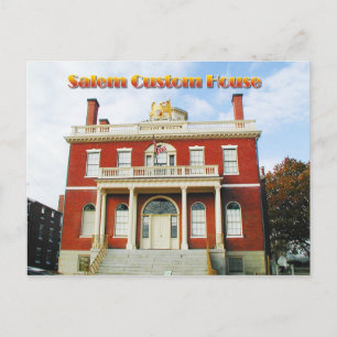 Custom House, Salem, Massachusetts Postkarte
