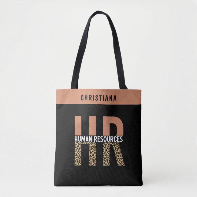 Custom HR Human Resources Leopard Print HR Geschen (Vorderseite)