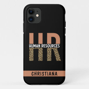 Custom HR Human Resources Leopard Print HR Geschen Case-Mate iPhone Hülle
