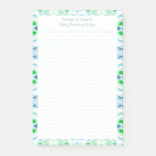 Custom Hübsch Blue Dot Grid Wedding Plan Planer Post-it Klebezettel