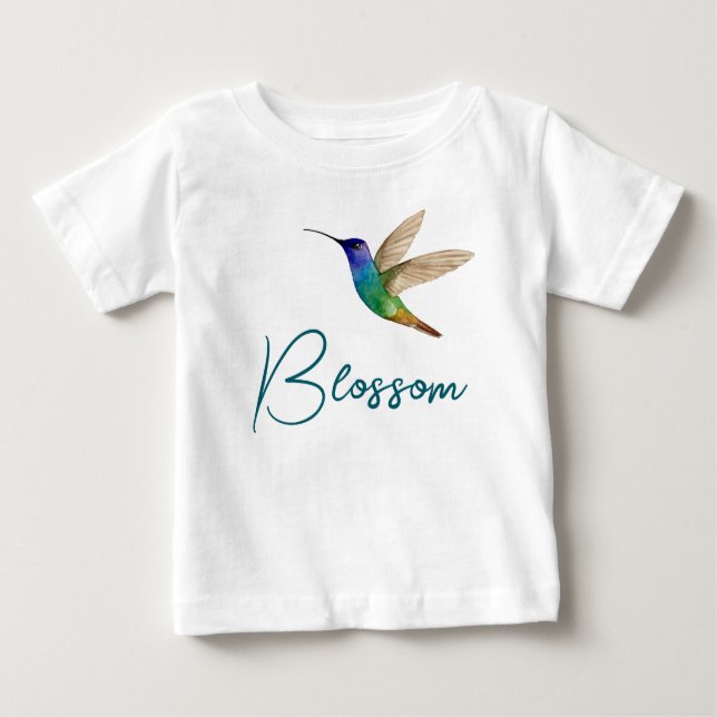 Custom Hummingbird Baby T-shirt (Vorderseite)