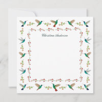 Custom Hummingbird Border