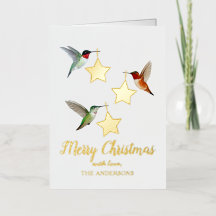 Custom Hummingbird Christmas