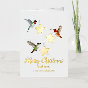 Custom Hummingbird Christmas
