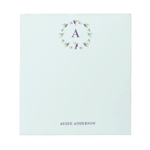 Custom Hummingbird Notepad Notizblock