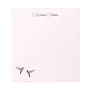 Custom Hummingbird Notepad Notizblock