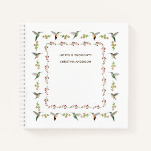 Custom Hummingbird Notepad Notizbuch