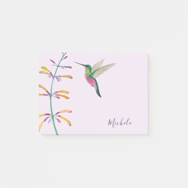 Custom Hummingbird Post-it Klebezettel (Vorderseite)