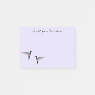 Custom Hummingbird Post-it Notes Klebezettel