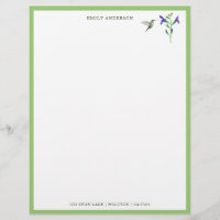 Custom Hummingbird Stationspapier