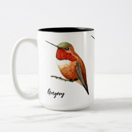 Custom Hummingbird-Tasse Zweifarbige Tasse