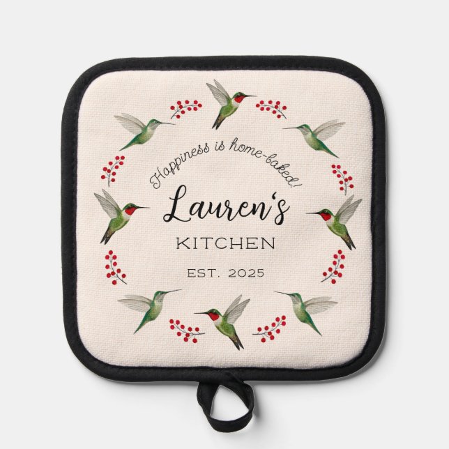 Custom Hummingbird   Topflappen (Vorderseite)