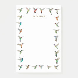 Custom Hummingbirds Post-it Notes Klebezettel