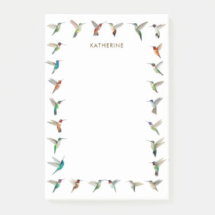 Custom Hummingbirds Post-it Notes Klebezettel