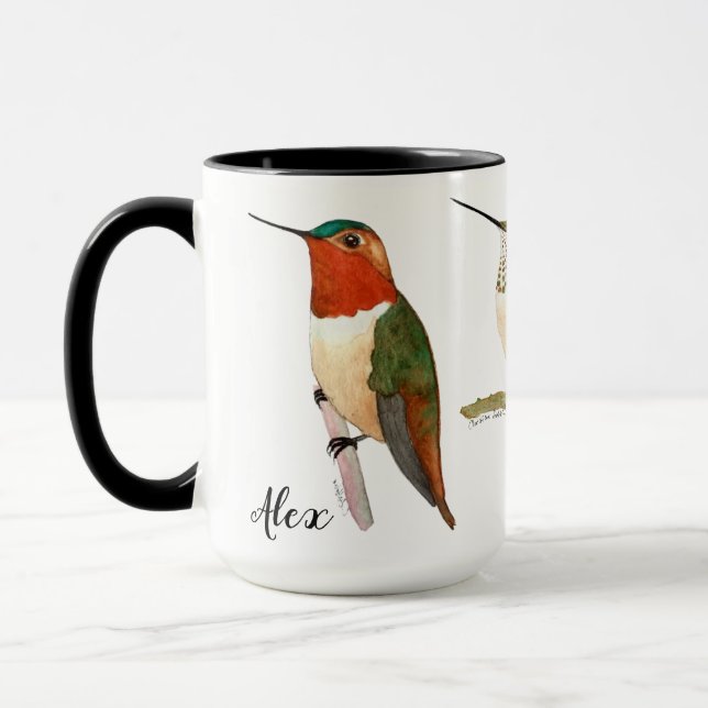 Custom Hummingbirds Tasse (Links)