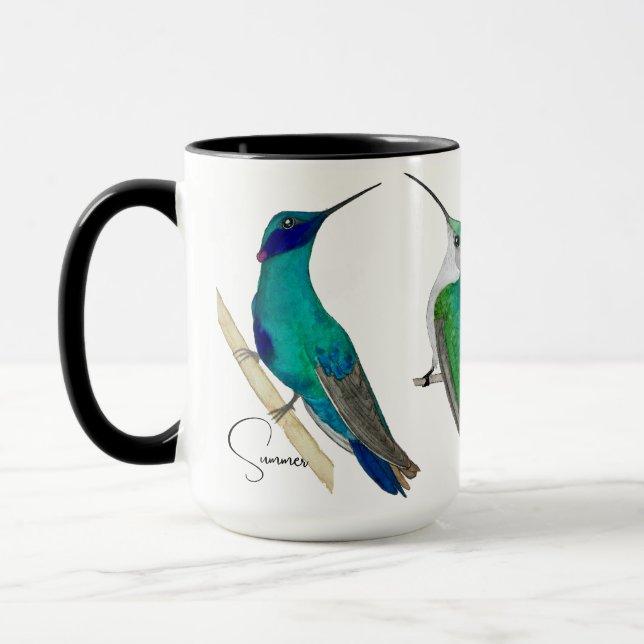 Custom Hummingbirds Tasse (Links)