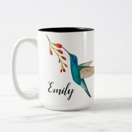 Custom Hummingbirds Two-Tone-Kaffee-Tasse Zweifarbige Tasse