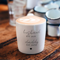 Custom Husband & Daddy EST Year | Minimalistisch