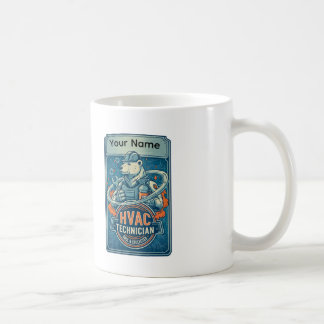 Custom HVAC Technician Cool Polar Bear Mug Kaffeetasse