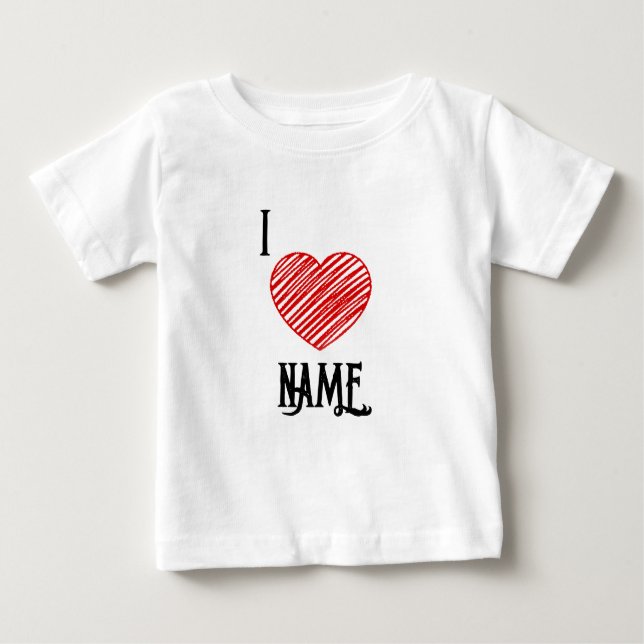 Custom I Baby T-shirt (Vorderseite)