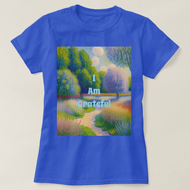 Custom I Dankful Nature T - Shirt (Design vorne)
