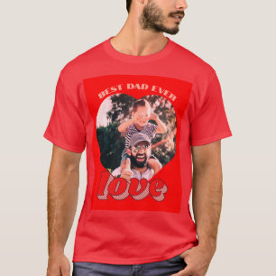 Custom I heart I Liebe Foto T-Shirt