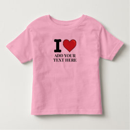 Custom I Heart Kleinkind T-shirt