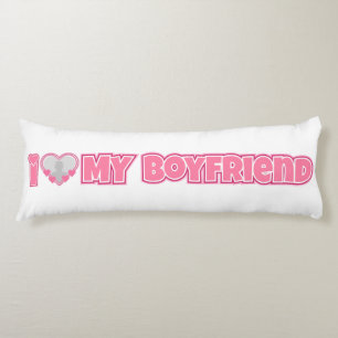 Custom I Liebe My Boyfriend - Foto hinzufügen Seitenschläferkissen
