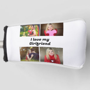 Custom I Liebe my Girlfriend 4 Foto Golf Headcover