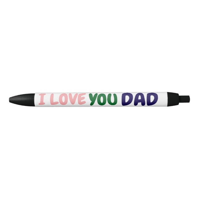  custom i love you dad Make your own  Kugelschreiber (Vorderseite)