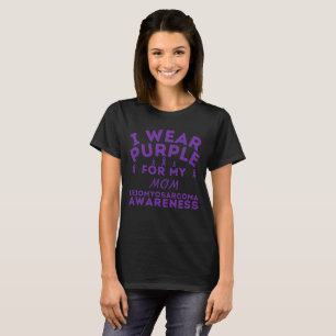 Custom Ich trage Lila für meinen Vater Leiomyosarc T-Shirt