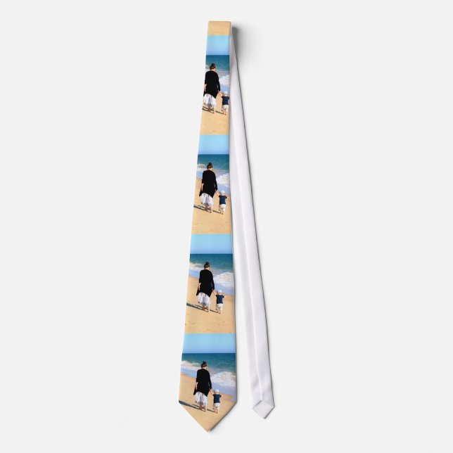 Custom Ihr Foto Neck Tie Personalisiert Krawatte (Vorderseite)