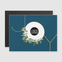 Custom Ihr Logo hier Blue Joy Weihnachten Magnetkarte