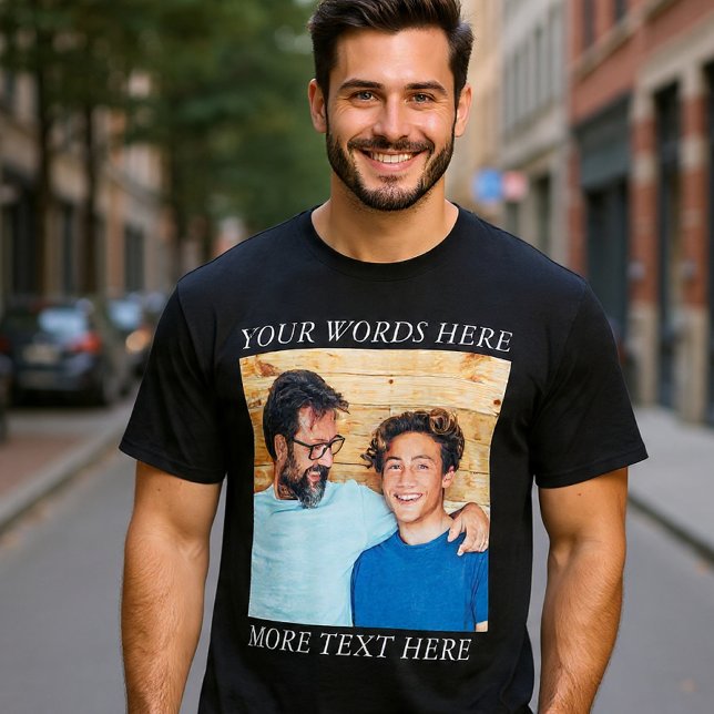 Custom Image and Text Tee, Create Your Own  T-Shirt (Von Creator hochgeladen)