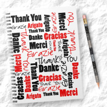 Custom Image Red Black Danke Word Cloud
