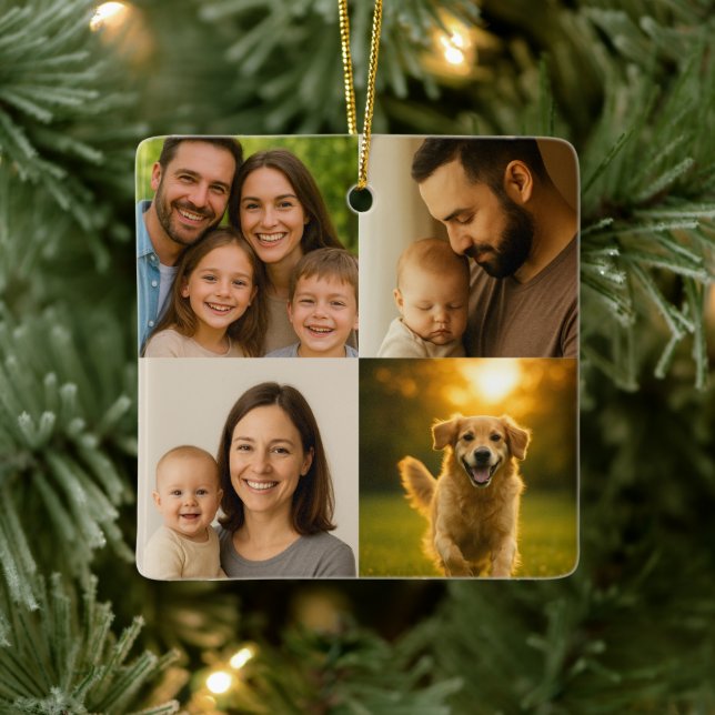 Custom Image Text Keramikornament (Baum)