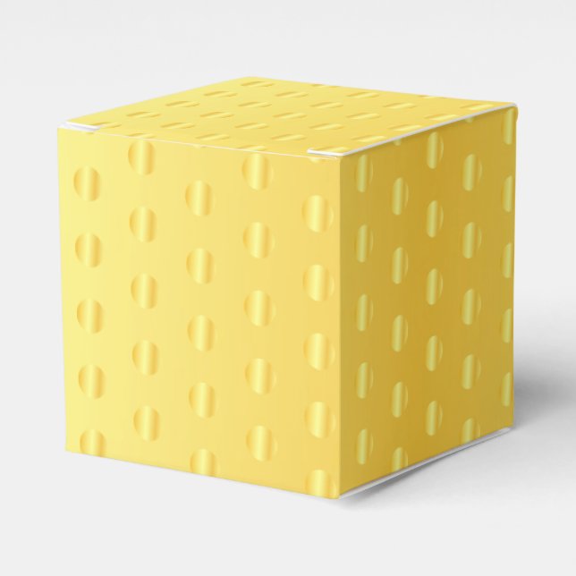 Custom Imitate Gold Metallic Look Moderne Elegant Geschenkschachtel (Vorderseite)