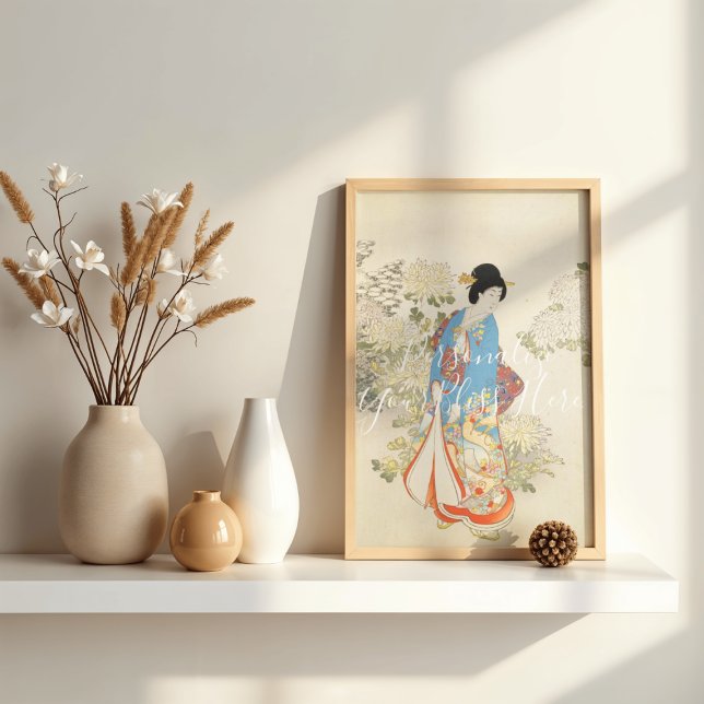 CUSTOM Imperial O-oku Elegant Kimono Print  Poster (Von Creator hochgeladen)