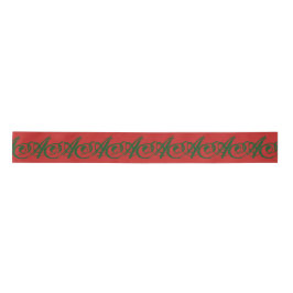 CUSTOM INITIAL CHRISTMAS Ribbon Satinband