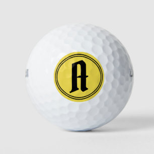CUSTOM INITIAL Golf Balls Golfball