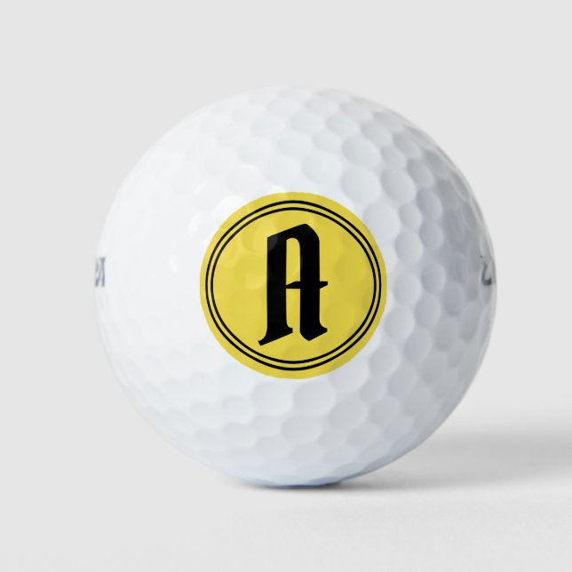 CUSTOM INITIAL Golf Balls Golfball (Vorderseite)