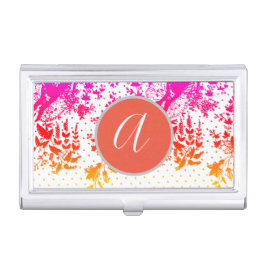 CUSTOM INITIAL LACE Business Card Inhaber Visitenkarten Dose