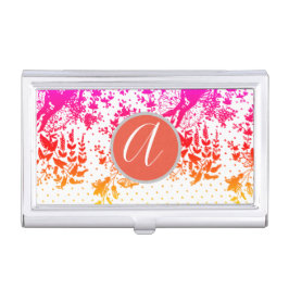 CUSTOM INITIAL LACE Business Card Inhaber Visitenkarten Dose