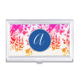 CUSTOM INITIAL LACE Business Card Inhaber Visitenkarten Dose