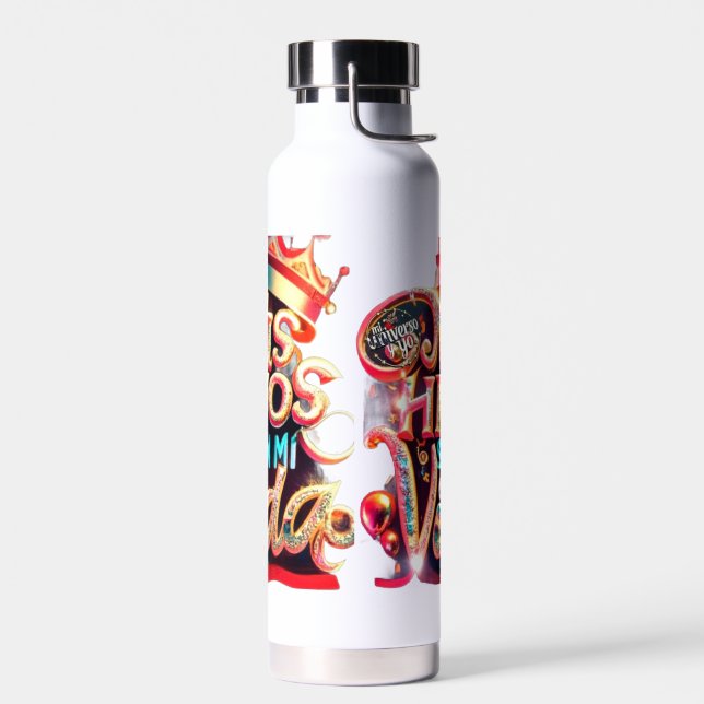 Custom Insulated Water Bottle 650ml – Keeps Drinks Trinkflasche (Links)