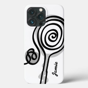 Custom iPhone 13 Pro Case mit Tennisschläger Art