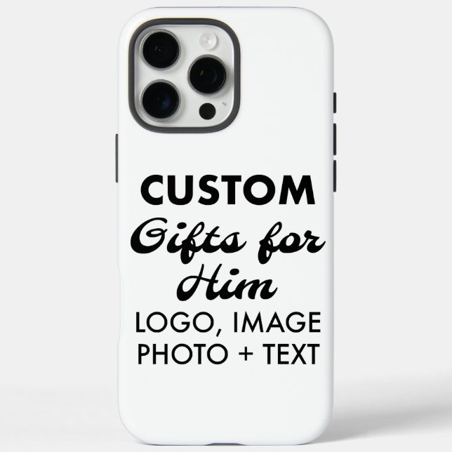 Custom iPhone 16 Pro Max Tough Case (Rückseite)